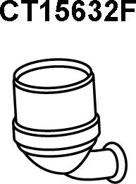 Veneporte CT15632F - Filtru funingine / particule, sist.de esapament aaoparts.ro