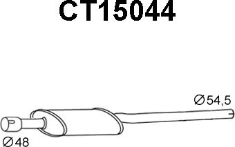 Veneporte CT15044 - Toba esapament primara aaoparts.ro