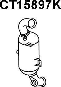 Veneporte CT15897K - Catalizator aaoparts.ro