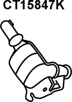 Veneporte CT15847K - Catalizator aaoparts.ro