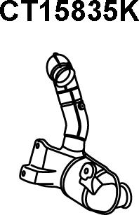 Veneporte CT15835K - Catalizator aaoparts.ro