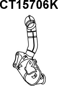 Veneporte CT15706K - Catalizator aaoparts.ro