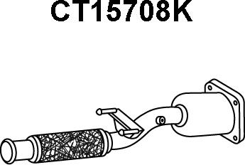 Veneporte CT15708K - Catalizator aaoparts.ro