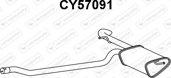 Veneporte CY57091 - Toba esapament finala aaoparts.ro