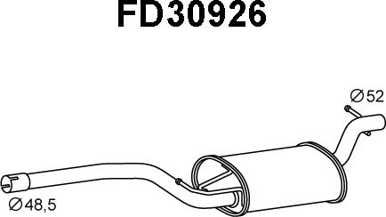 Veneporte FD30926 - Toba esapament primara aaoparts.ro