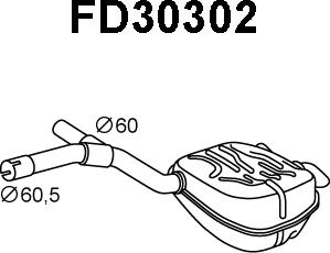 Veneporte FD30302 - Toba esapament finala aaoparts.ro