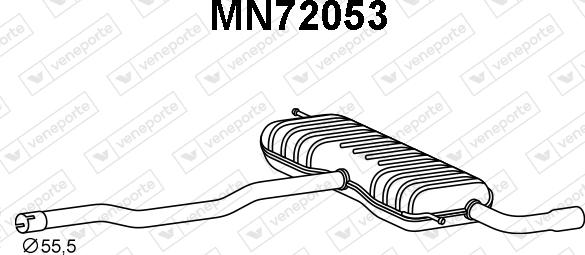 Veneporte MN72053 - Toba esapament finala aaoparts.ro