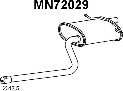 Veneporte MN72029 - Toba esapament finala aaoparts.ro