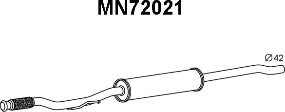 Veneporte MN72021 - Toba esapament primara aaoparts.ro