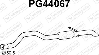 Veneporte PG44067 - Toba esapament finala aaoparts.ro