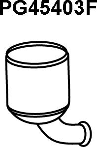 Veneporte PG45403F - Filtru funingine / particule, sist.de esapament aaoparts.ro