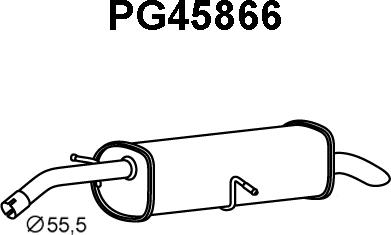 Veneporte PG45866 - Toba esapament finala aaoparts.ro