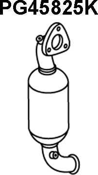 Veneporte PG45825K - Catalizator aaoparts.ro