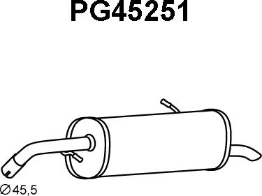 Veneporte PG45251 - Toba esapament finala aaoparts.ro
