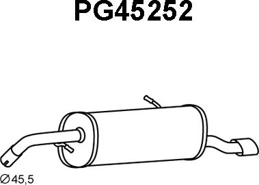 Veneporte PG45252 - Toba esapament finala aaoparts.ro