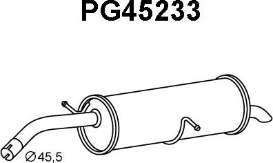 Veneporte PG45233 - Toba esapament finala aaoparts.ro