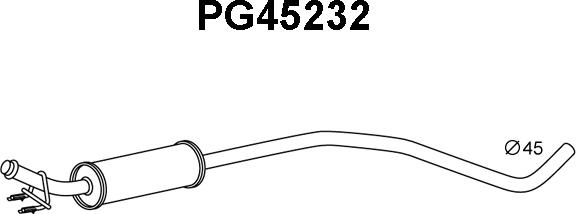 Veneporte PG45232 - Toba esapament primara aaoparts.ro