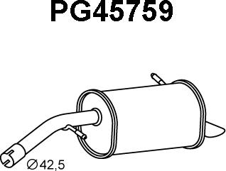 Veneporte PG45759 - Toba esapament finala aaoparts.ro