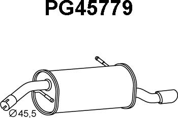Veneporte PG45779 - Toba esapament finala aaoparts.ro