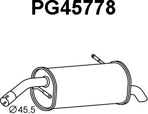 Veneporte PG45778 - Toba esapament finala aaoparts.ro