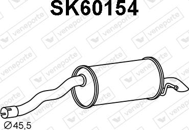 Veneporte SK60154 - Toba esapament finala aaoparts.ro