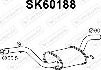 Veneporte SK60188 - Toba esapamet intermediara aaoparts.ro