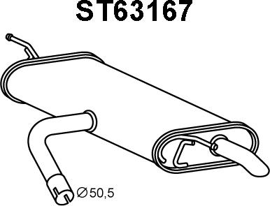 Veneporte ST63167 - Toba esapament finala aaoparts.ro