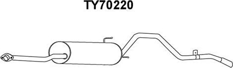 Veneporte TY70220 - Toba esapament finala aaoparts.ro