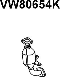 Veneporte VW80654K - Catalizator aaoparts.ro