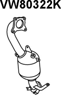 Veneporte VW80322K - Catalizator aaoparts.ro