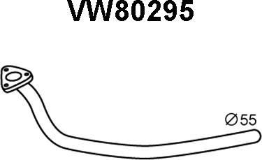 Veneporte VW80295 - Racord evacuare aaoparts.ro