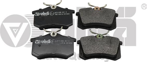 Vika 66981100701 - Set placute frana,frana disc aaoparts.ro
