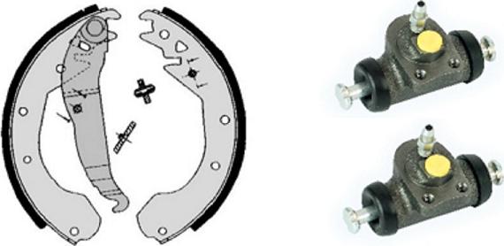 Villar 608.8045 - Set saboti frana aaoparts.ro