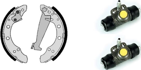 Villar 608.8001 - Set saboti frana aaoparts.ro