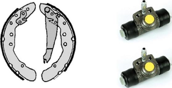 Villar 608.8222 - Set saboti frana aaoparts.ro