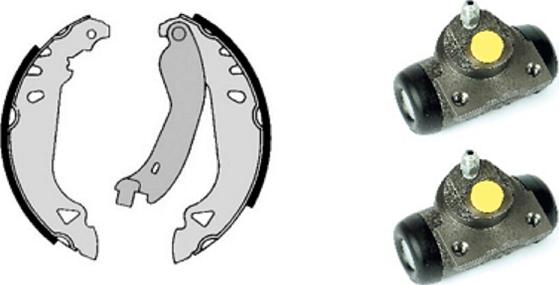 Villar 608.7906.1 - Set saboti frana aaoparts.ro