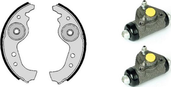 Villar 608.7907 - Set saboti frana aaoparts.ro