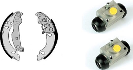 Villar 608.7972 - Set saboti frana aaoparts.ro