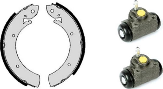 Villar 608.7885 - Set saboti frana aaoparts.ro