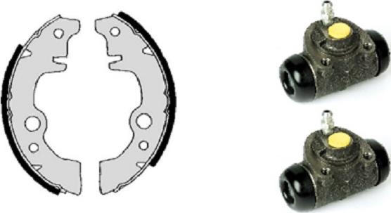 Villar 608.7793 - Set saboti frana aaoparts.ro