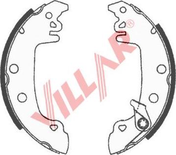 Villar 629.0519 - Set saboti frana aaoparts.ro