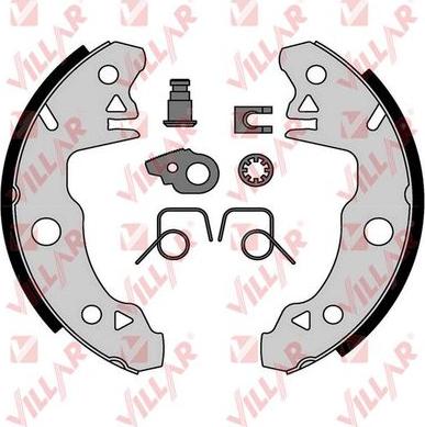 Villar 629.0514 - Set saboti frana aaoparts.ro