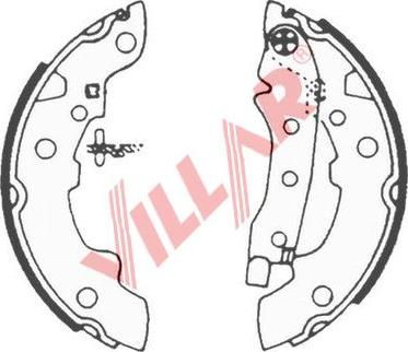 Villar 629.0586 - Set saboti frana aaoparts.ro