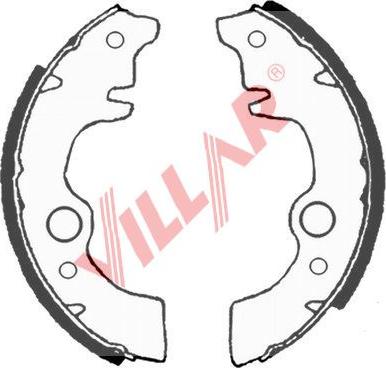 Villar 629.0571 - Set saboti frana aaoparts.ro