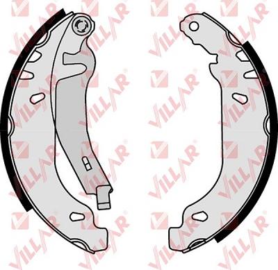 Villar 629.0572.1 - Set saboti frana aaoparts.ro