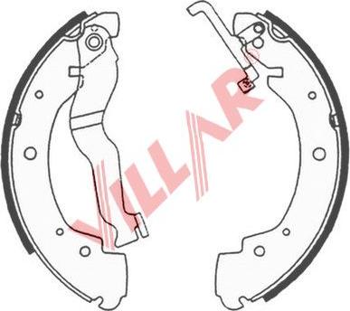 Villar 629.0645 - Set saboti frana aaoparts.ro