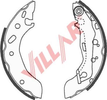 Villar 629.0656 - Set saboti frana aaoparts.ro