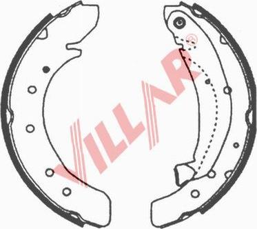 Villar 629.0626 - Set saboti frana aaoparts.ro