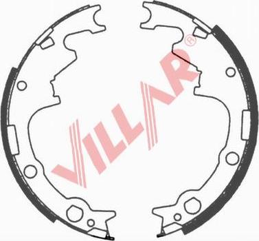 Villar 629.0678 - Set saboti frana aaoparts.ro