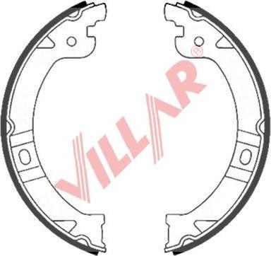 Villar 629.0849 - Set saboti frana, frana de mana aaoparts.ro